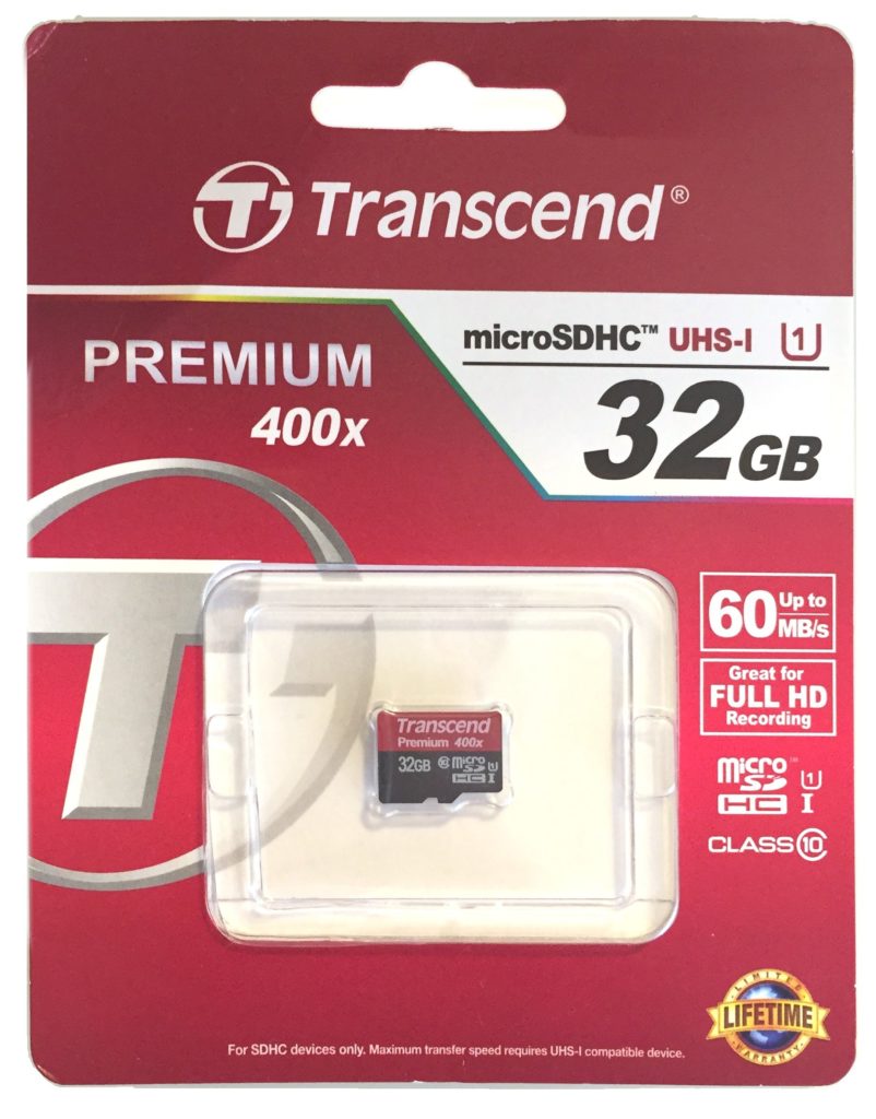 Transcend Premium 400x 32GB microSD card review (TS32GUSDCU1)